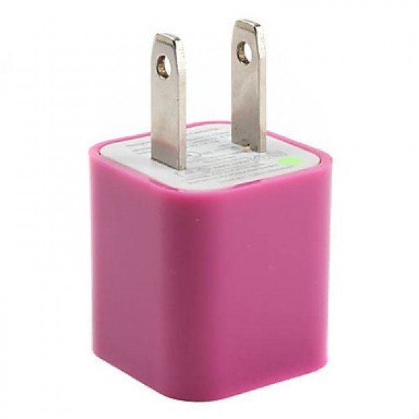Wholesale Cell Phone House Power Adapter (Hot Pink)